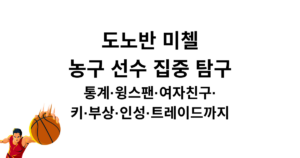 도노반 미첼 농구 선수 집중 탐구 - 통계·윙스팬·여자친구·키·부상·인성·트레이드까지